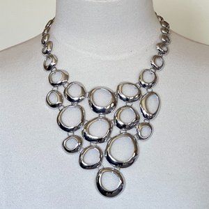 Lia Sophia Silver Tone Torrent Necklace